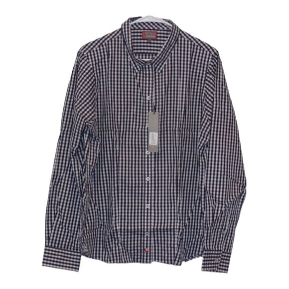 NEW Pennington Bailes Black & White Checks Button-Down Shirts Men's Size XXL - Picture 1 of 12